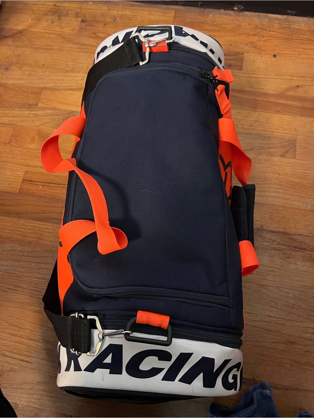 Fox Racing Blue and Orange Gear Bag - Picture 2 of 6